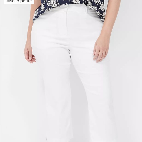 Lane Bryant- 4-Season Slim Capri Pant - White - 16W- Never Worn! ~ In Stores! - Picture 2 of 5